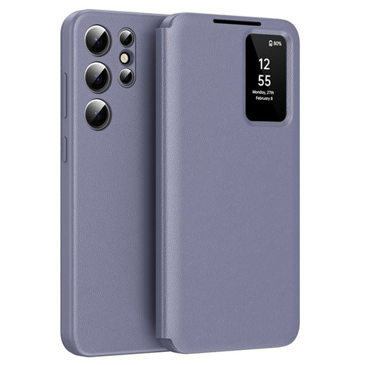 Custodia per Samsung Galaxy S25 Ultra S938, Techsuit, SmartView, Viola