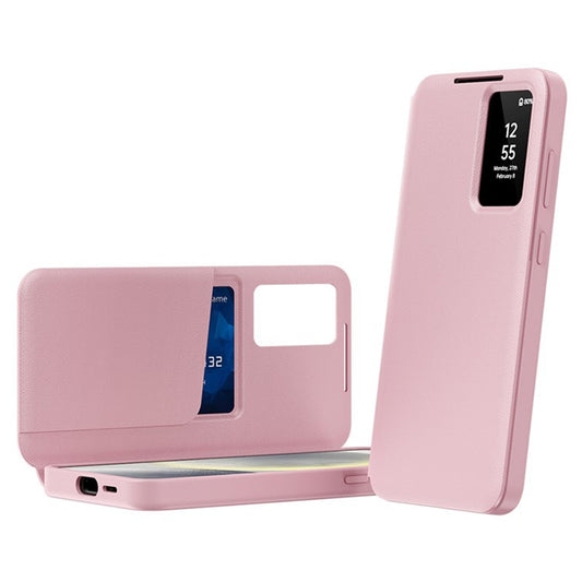 Custodia per Samsung Galaxy S25 Ultra S938, Techsuit, SmartView, Rosa