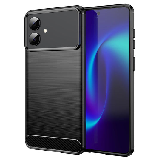 Custodia per Samsung Galaxy S26 Edge, Techsuit, Carbonio, Nera