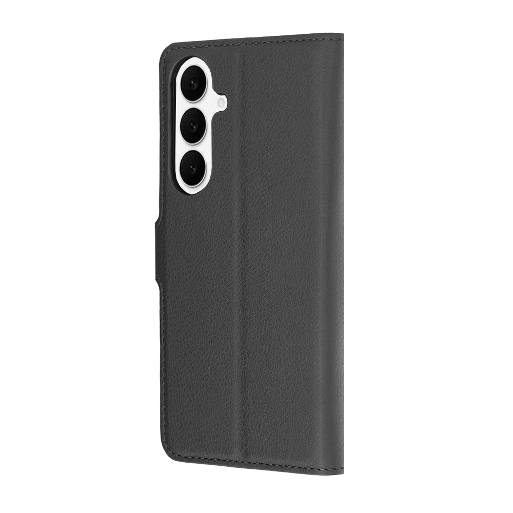Custodia per Samsung Galaxy S26 FE / S25 FE, Techsuit, Leather Folio, Nera