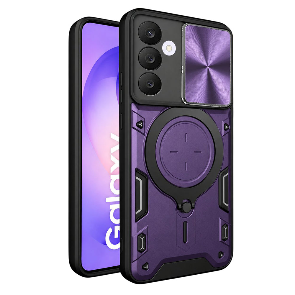 Custodia per Samsung Galaxy S26 FE S741 / S25 FE, Techsuit, CamGuard Pro, viola