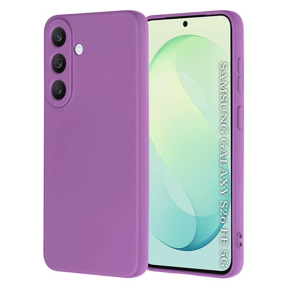 Custodia per Samsung Galaxy S26 FE S741 / S25 FE, Techsuit, SoftFlex, Viola