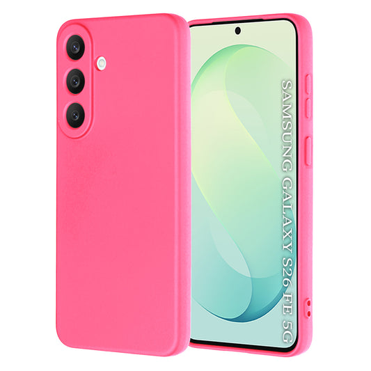 Custodia per Samsung Galaxy S26 FE S741 / S25 FE, Techsuit, SoftFlex, rosa scuro