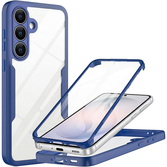 Custodia per Samsung Galaxy S26 FE S741, Techsuit, ColorVerse 360, Blu