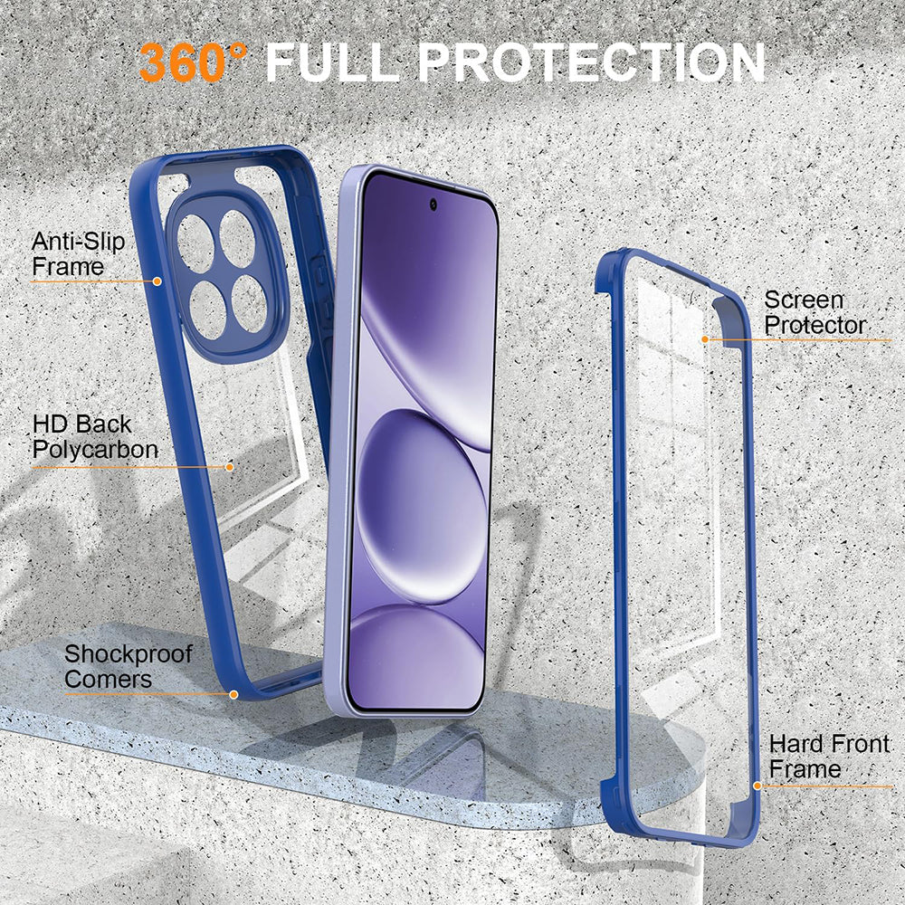 Custodia per Samsung Galaxy S26 FE S741, Techsuit, ColorVerse 360, Blu