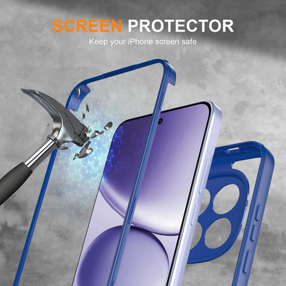 Custodia per Samsung Galaxy S26 FE S741, Techsuit, ColorVerse 360, Blu