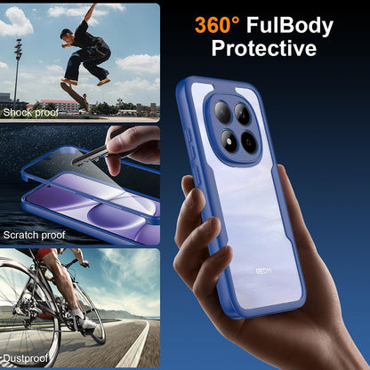Custodia per Samsung Galaxy S26 FE S741, Techsuit, ColorVerse 360, Blu