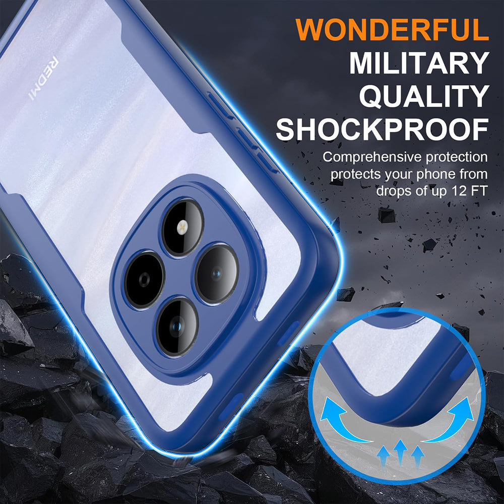 Custodia per Samsung Galaxy S26 FE S741, Techsuit, ColorVerse 360, Blu