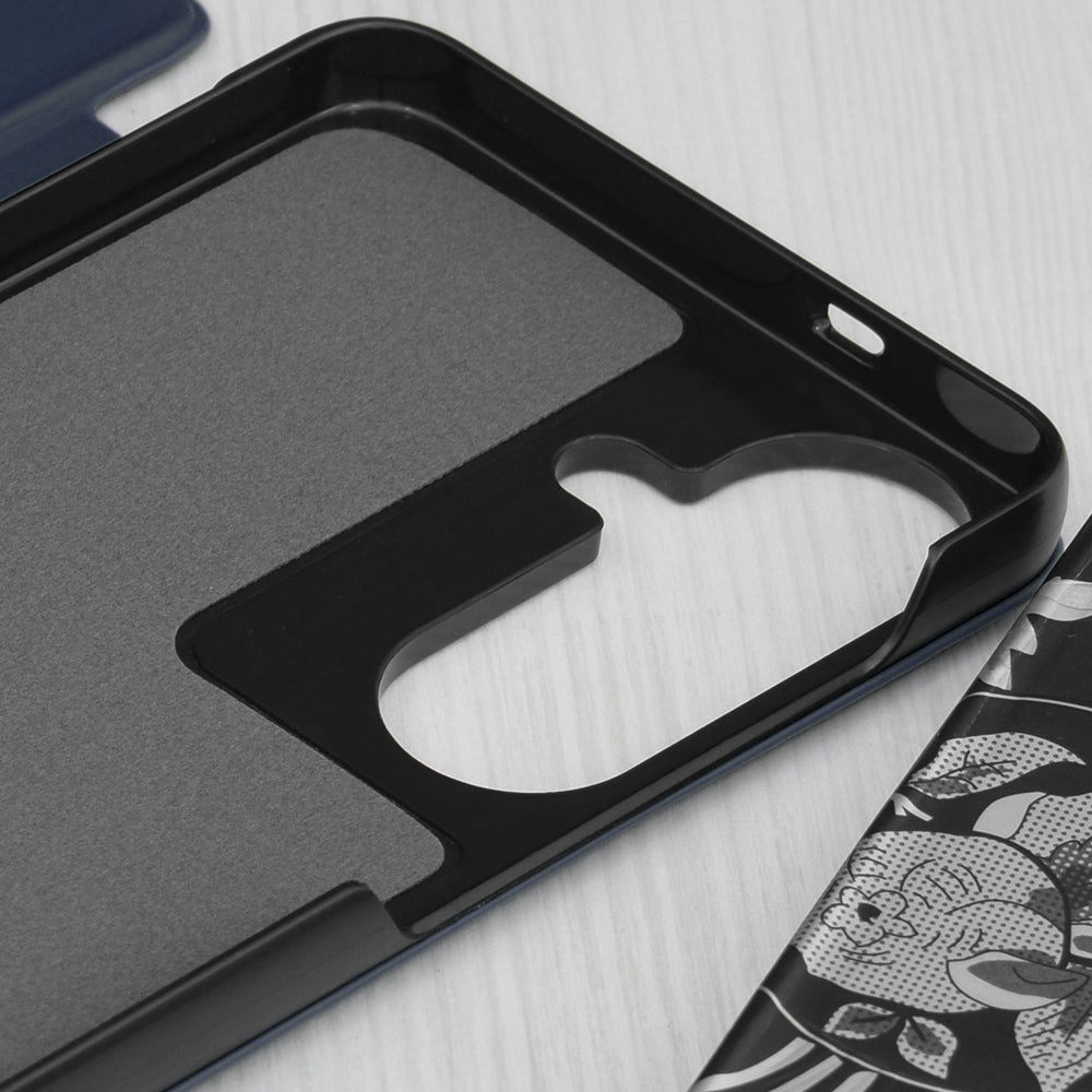 Custodia per Samsung Galaxy S26 FE S741, Techsuit, eFold, blu scuro