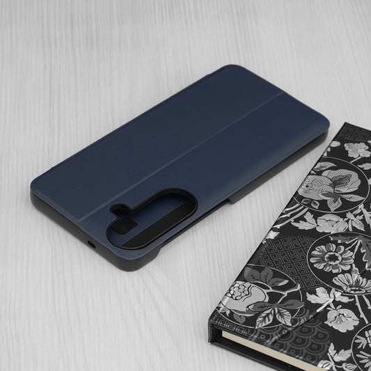Custodia per Samsung Galaxy S26 FE S741, Techsuit, eFold, blu scuro
