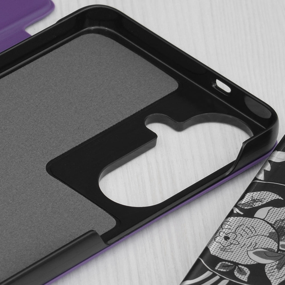 Custodia per Samsung Galaxy S26 FE S741, Techsuit, eFold, viola