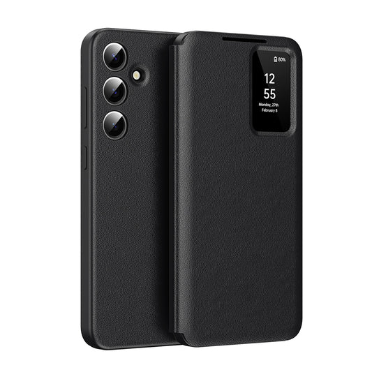Custodia per Samsung Galaxy S26 FE, Techsuit, SmartView, Nera