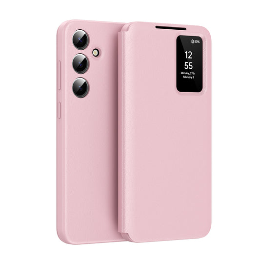 Custodia per Samsung Galaxy S26 FE, Techsuit, SmartView, Rosa