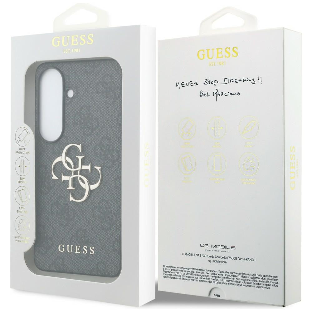 Custodia per Samsung Galaxy S26 S942, Guess, 4G Big Logo, Nera