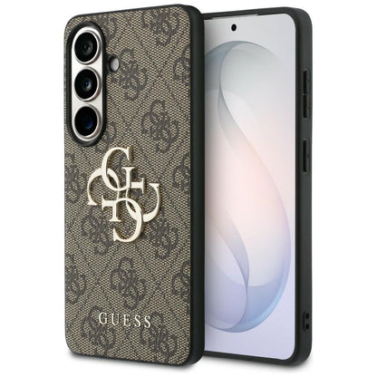Custodia per Samsung Galaxy S26 Plus S947, Guess, 4G Big Logo, Marrone