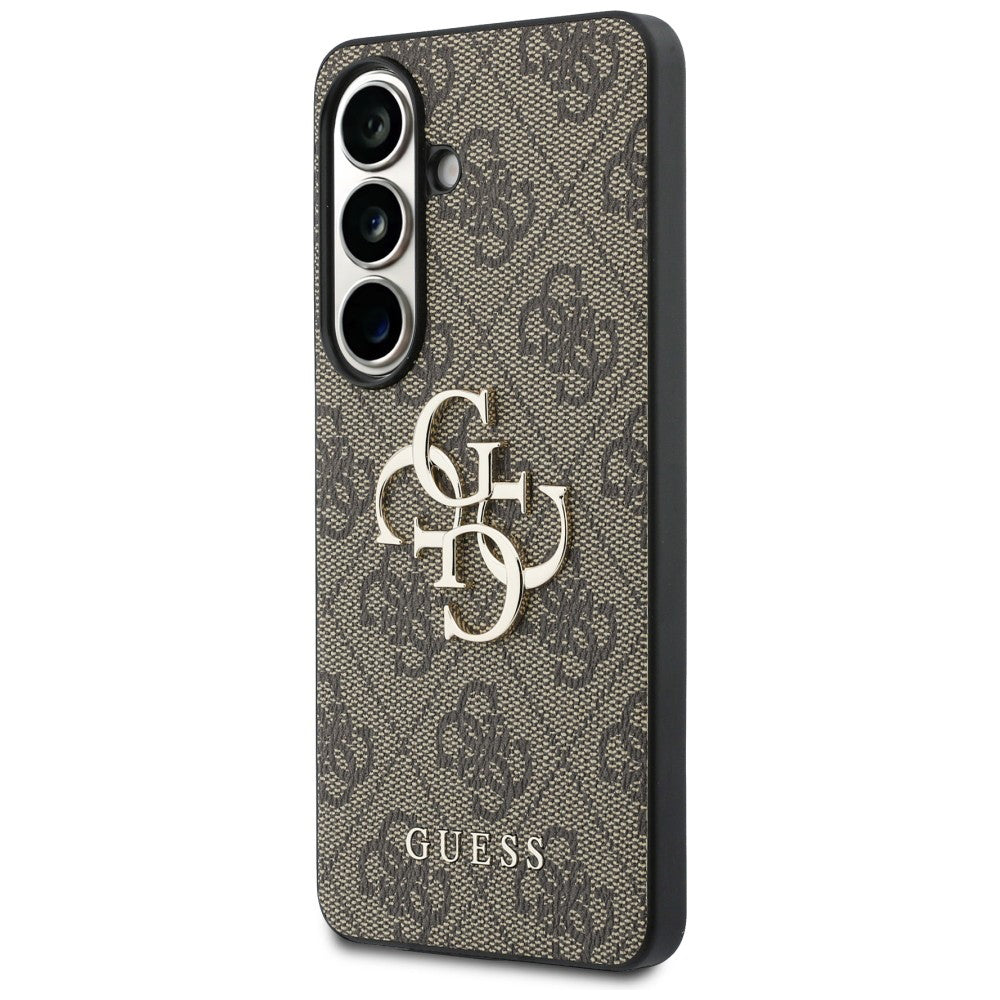 Custodia per Samsung Galaxy S26 Plus S947, Guess, 4G Big Logo, Marrone