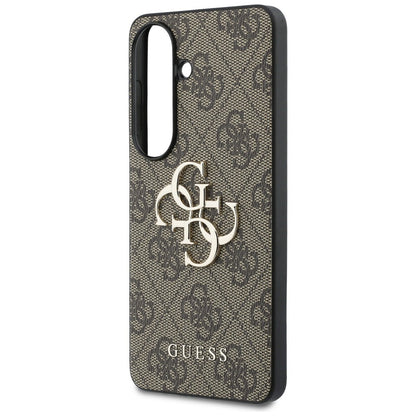 Custodia per Samsung Galaxy S26 Plus S947, Guess, 4G Big Logo, Marrone
