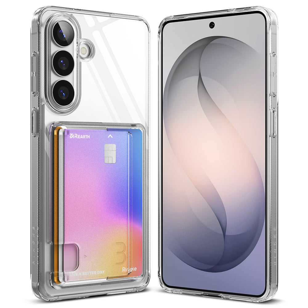 Custodia per Samsung Galaxy S26 Plus S947, Ringke, Fusion Card, Trasparente