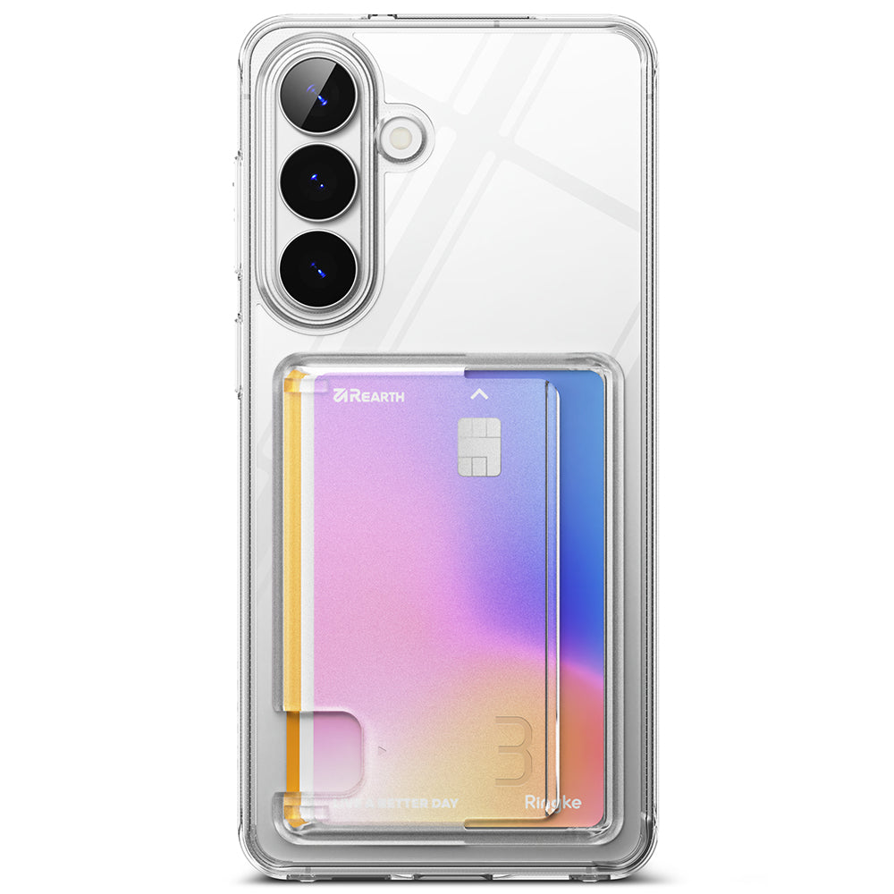 Custodia per Samsung Galaxy S26 Plus S947, Ringke, Fusion Card, Trasparente