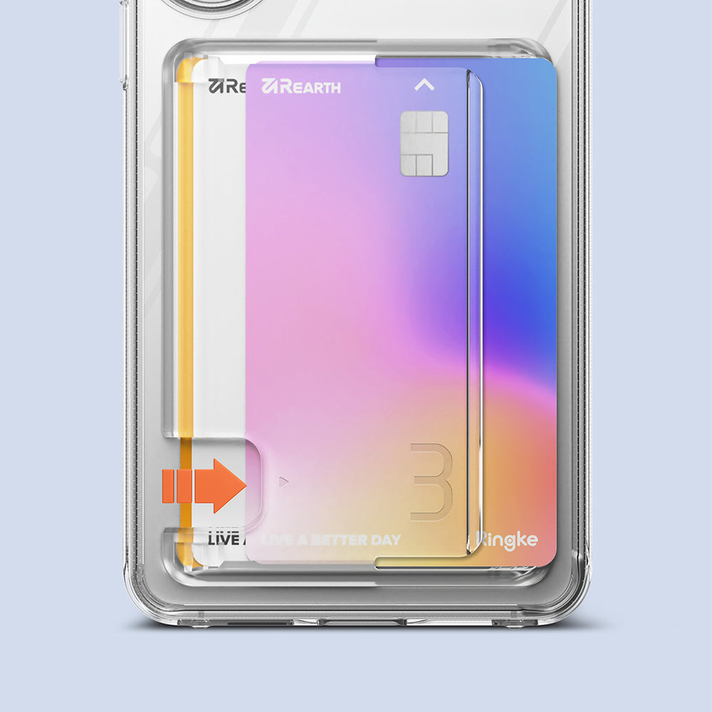 Custodia per Samsung Galaxy S26 Plus S947, Ringke, Fusion Card, Trasparente