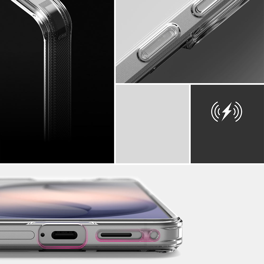 Custodia per Samsung Galaxy S26 Plus S947, Ringke, Fusion, Trasparente