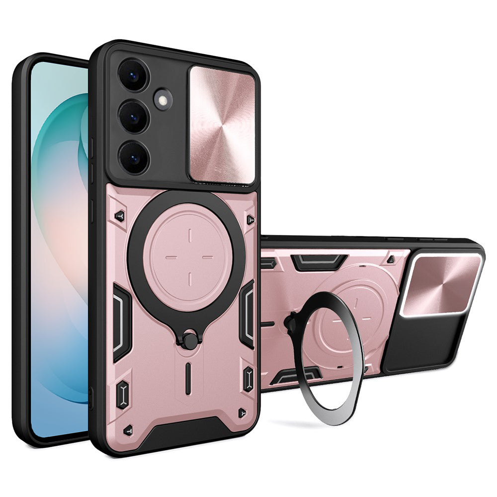 Custodia per Samsung Galaxy S26 Plus, Techsuit, CamGuard Pro, Rosa Dorato