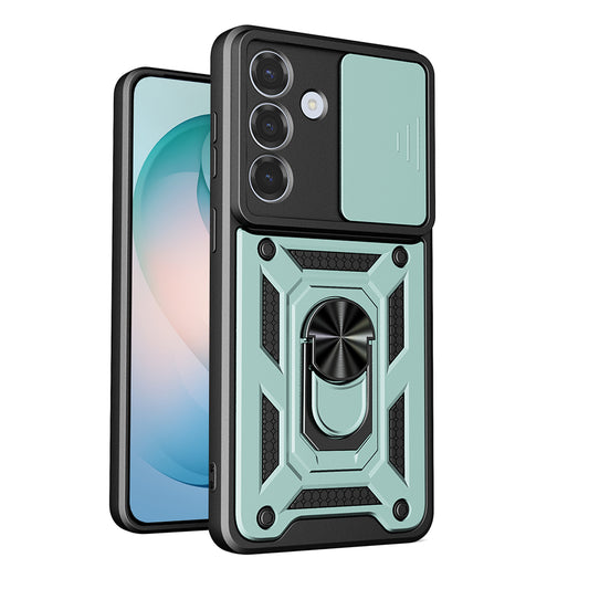 Custodia per Samsung Galaxy S26 Plus, Techsuit, CamShield, Verde