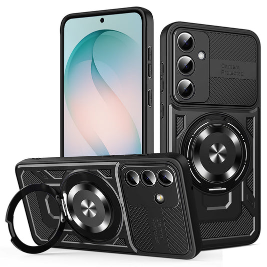 Custodia per Samsung Galaxy S26 Plus, Techsuit, RuggedCam, Nera