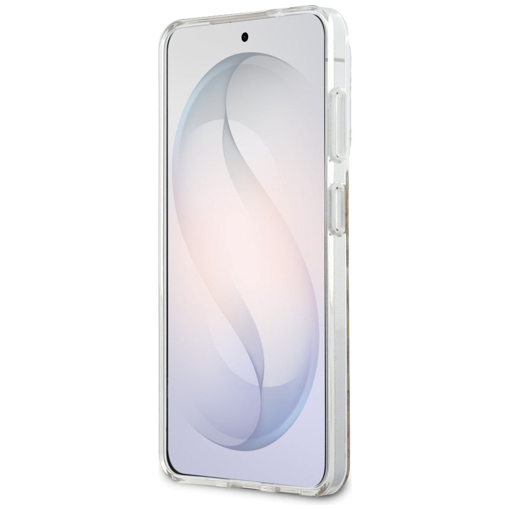 Custodia MagSafe per Samsung Galaxy S26 S942, Guess, IML Leopard Pattern, Marrone