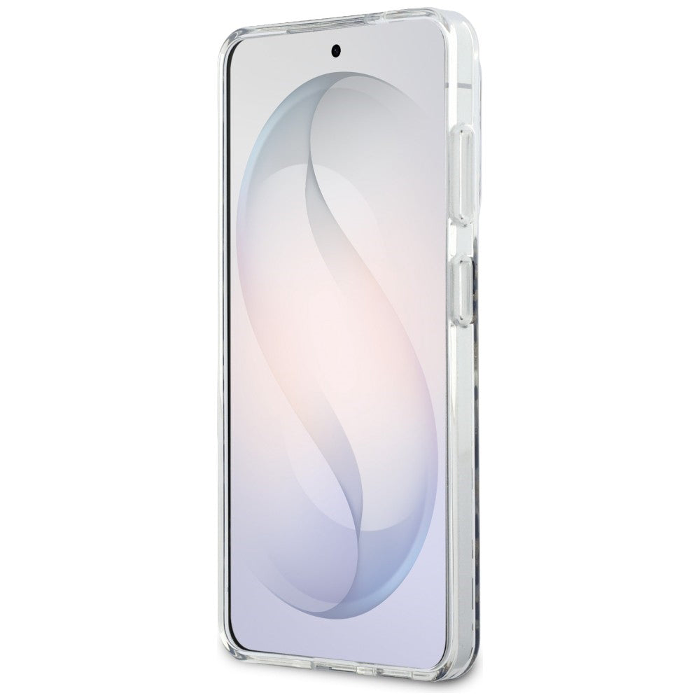 Custodia MagSafe per Samsung Galaxy S26 S942, Guess, IML Leopard Pattern, Nera