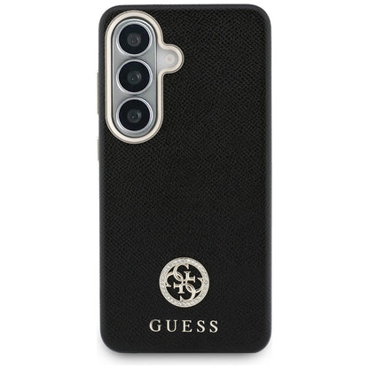 Custodia per Samsung Galaxy S26 S942, Guess, Rhinestone Round Logo, Nera