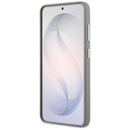 Custodia per Samsung Galaxy S26 S942, Karl Lagerfeld, Saffiano Karl & Choupette's Head Pin, Grigio