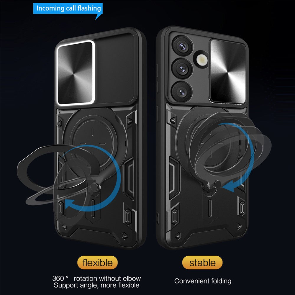 Custodia per Samsung Galaxy S26, Techsuit, CamGuard Pro, Blu