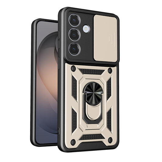 Custodia per Samsung Galaxy S26, Techsuit, CamShield, Dorata