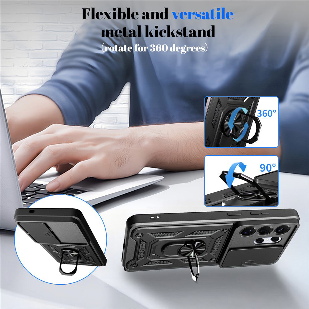 Custodia per Samsung Galaxy S26, Techsuit, CamShield, Dorata