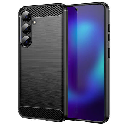 Custodia per Samsung Galaxy S26, Techsuit, Carbonio, Nera