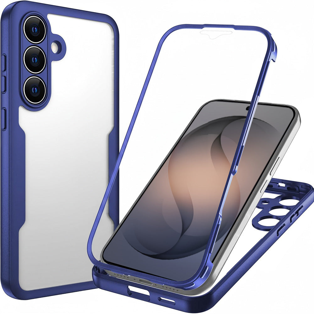 Custodia per Samsung Galaxy S26, Techsuit, ColorVerse 360, Blu