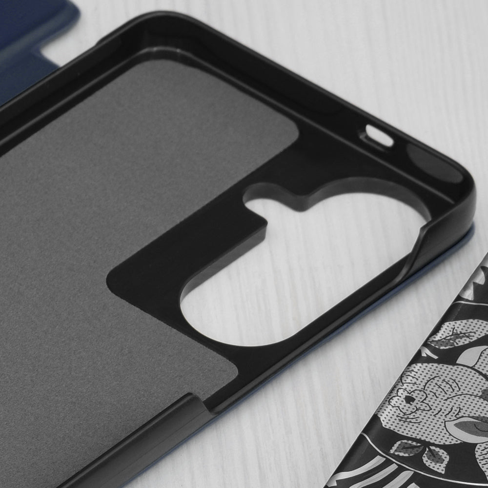 Custodia per Samsung Galaxy S26 S942, Techsuit, eFold, Blu Scuro