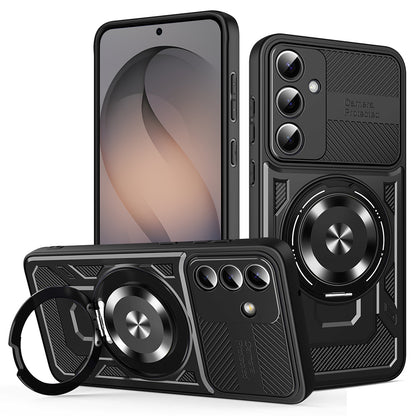 Custodia per Samsung Galaxy S26, Techsuit, RuggedCam, Nera