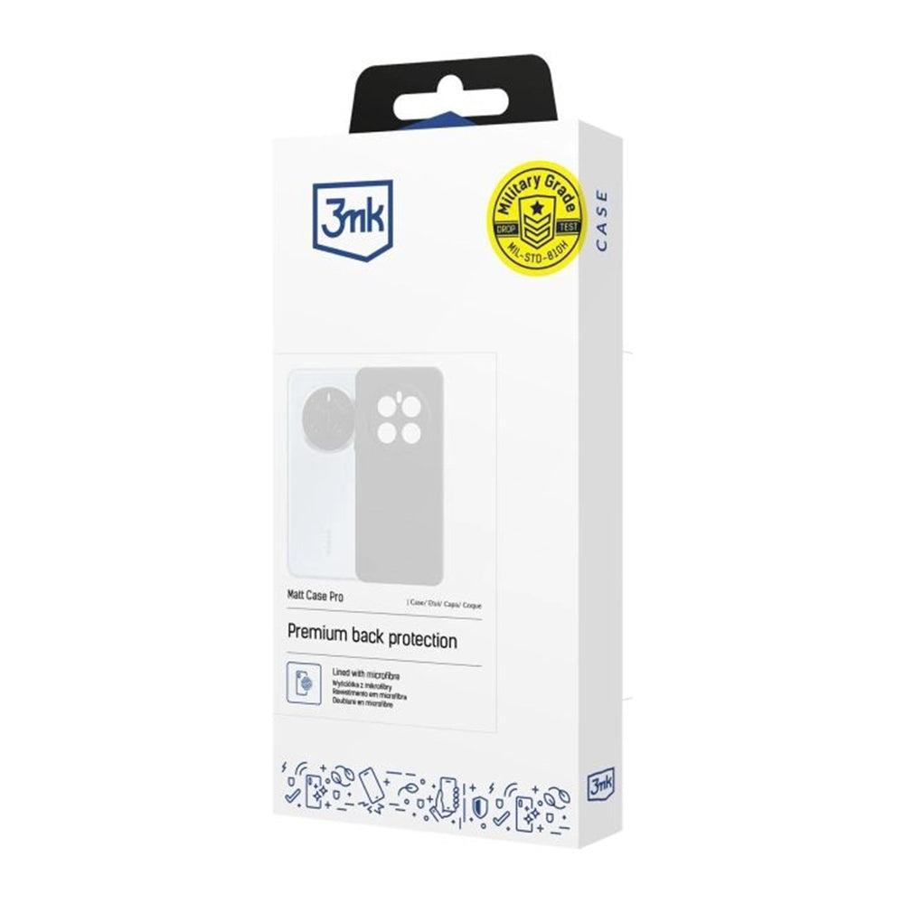 Custodia per Samsung Galaxy S26 Ultra, 3MK, Pro, Nera Opaca