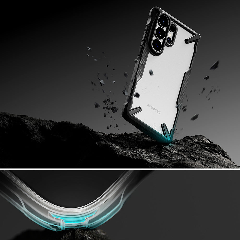 Case for Samsung Galaxy S26 Ultra S948, Ringke, Fusion X, Black