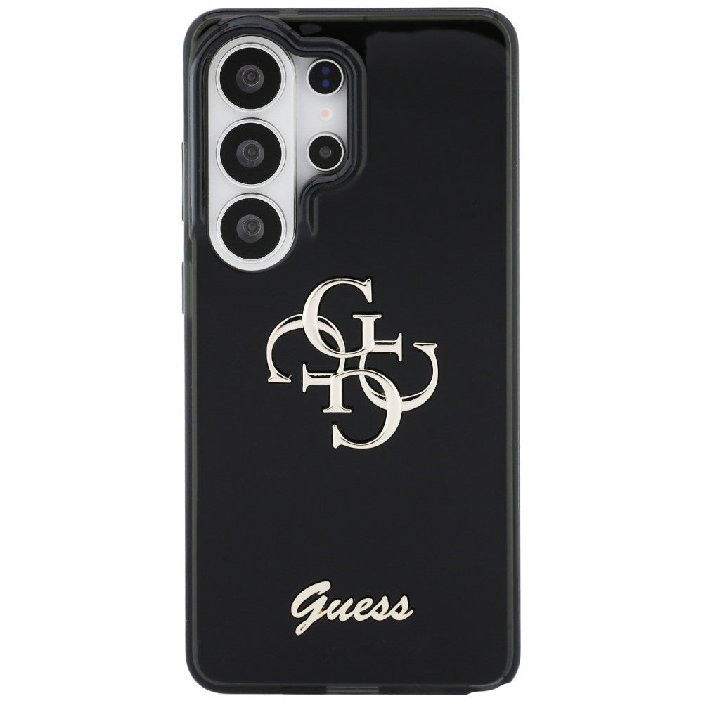 Custodia per Samsung Galaxy S26 Ultra S948, Guess, IML Big Metal 4G Script, Nera