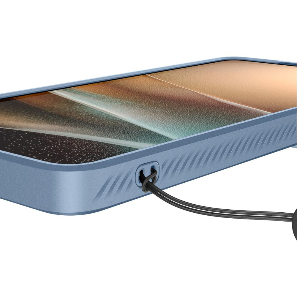 Custodia per Samsung Galaxy S26 Ultra S948, Spigen, Optik Armor, Blu ACS11226