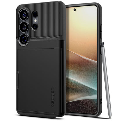 Custodia per Samsung Galaxy S26 Ultra S948, Spigen, Slim Armor CS, Nera ACS11036