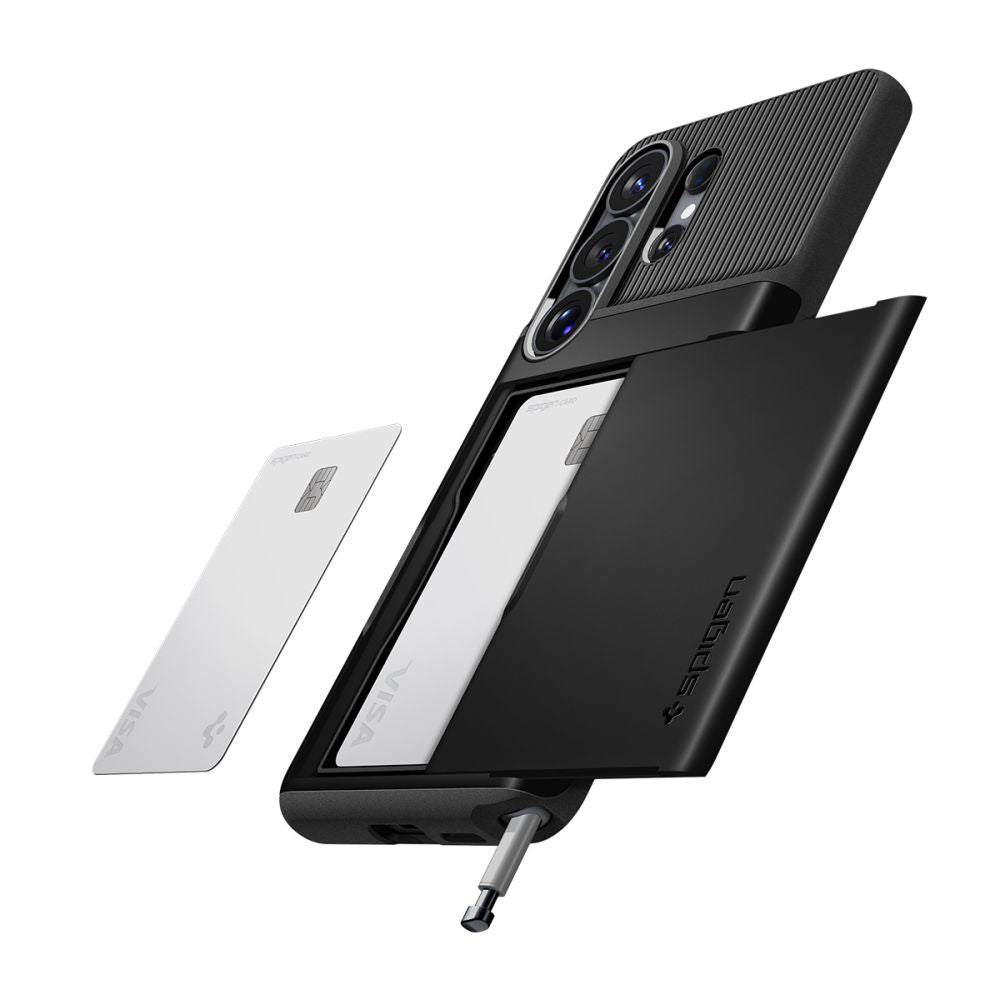 Custodia per Samsung Galaxy S26 Ultra S948, Spigen, Slim Armor CS, Nera ACS11036