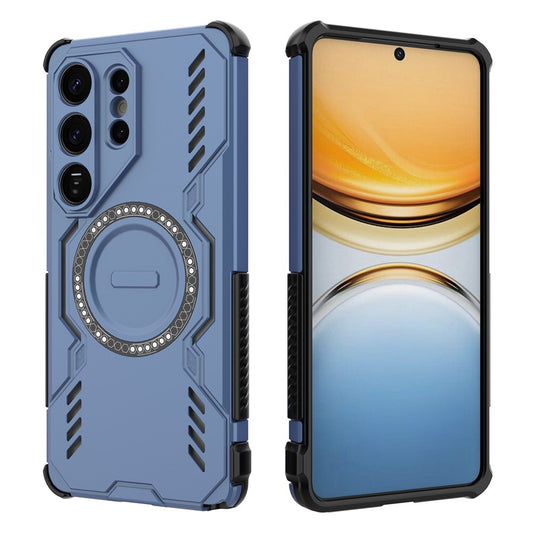 Custodia MagSafe per Samsung Galaxy S26 Ultra, Techsuit, ArmorMag, Blu