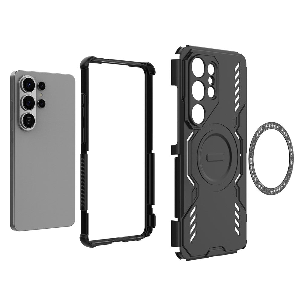 MagSafe Case for Samsung Galaxy S26 Ultra, Techsuit, ArmorMag, Black