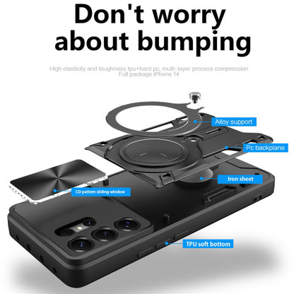 Custodia per Samsung Galaxy S26 Ultra, Techsuit, CamGuard Pro, Blu