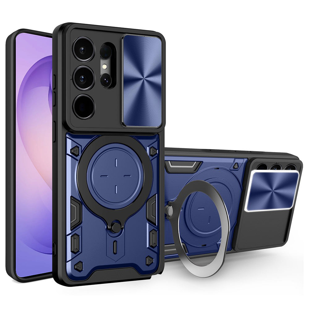 Custodia per Samsung Galaxy S26 Ultra, Techsuit, CamGuard Pro, Blu
