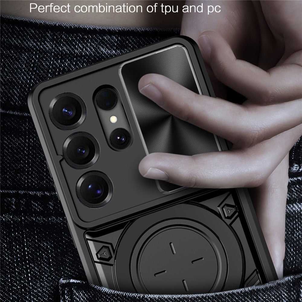 Custodia per Samsung Galaxy S26 Ultra, Techsuit, CamGuard Pro, Rossa